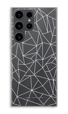 Geometric lines white