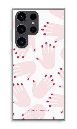 Hands pink