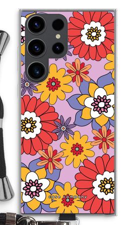 Retro Flowers - Purple