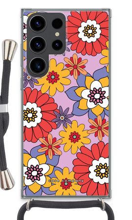 Retro Flowers - Purple