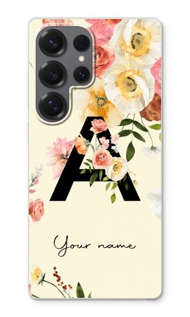 Flirty Flowers Monogram