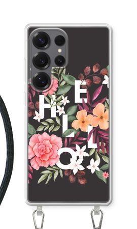 Hello in flowers