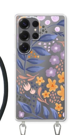 Flowers with blue leaves