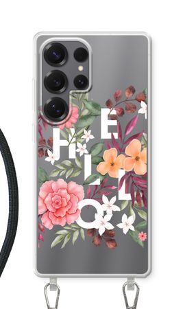 Hello in flowers