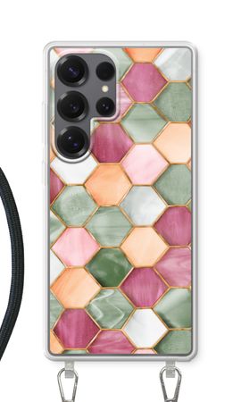 Hexagons in stained glass