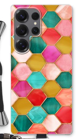 Hexagons in stained glass