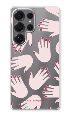 Hands pink