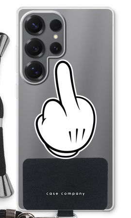 Mittelfinger schwarz