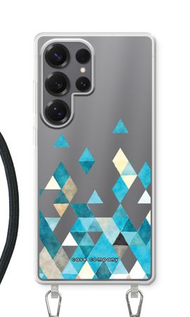 Coloured triangles blue