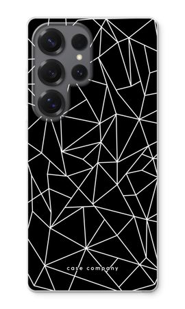 Weiße geometrische Linien