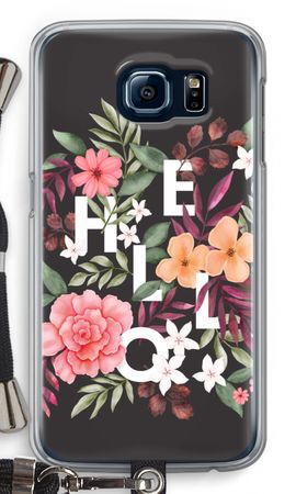 Hello in flowers