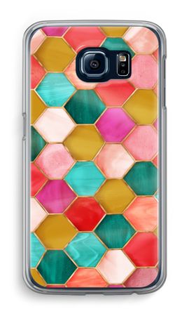 Hexagons in stained glass