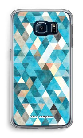 Coloured triangles blue