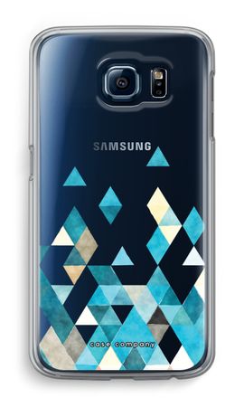 Coloured triangles blue