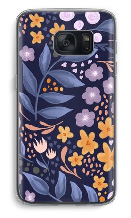 Flowers with blue leaves