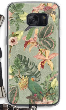 Tropical jungle parrot