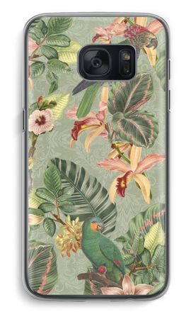 Tropical jungle parrot