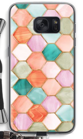 Hexagons in stained glass