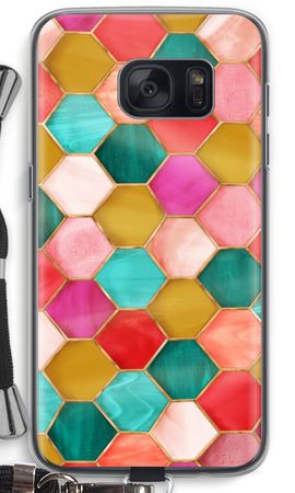 Hexagons in stained glass