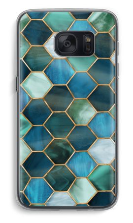 Hexagons in stained glass