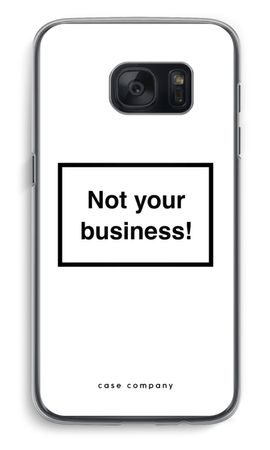 Not your business