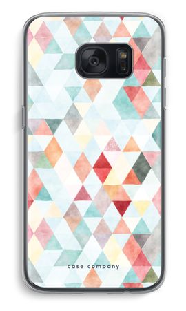 Coloured triangles pastel
