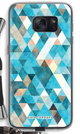 Coloured triangles blue