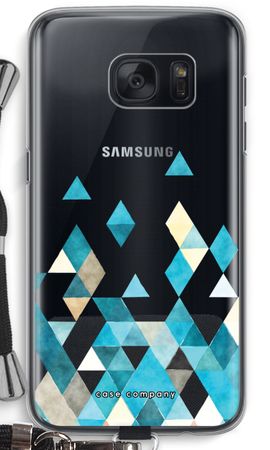 Coloured triangles blue