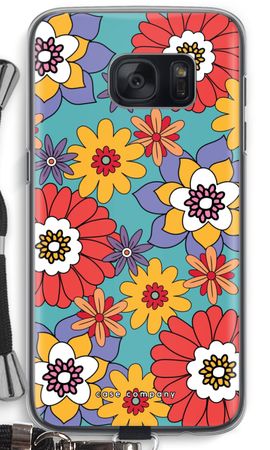 Retro Flowers - Blue