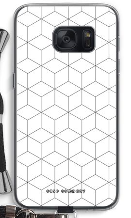 Cubes black and white