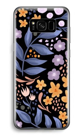 Flowers with blue leaves