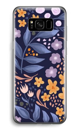 Flowers with blue leaves