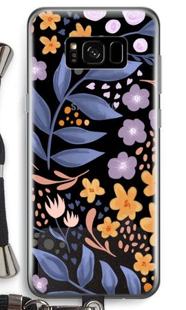 Flowers with blue leaves