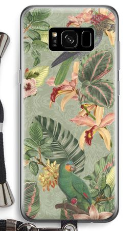 Tropical jungle parrot