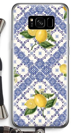 Blue tiles and lemons