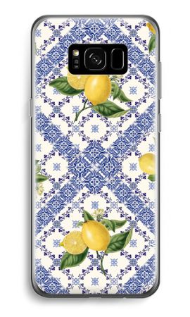 Blue tiles and lemons
