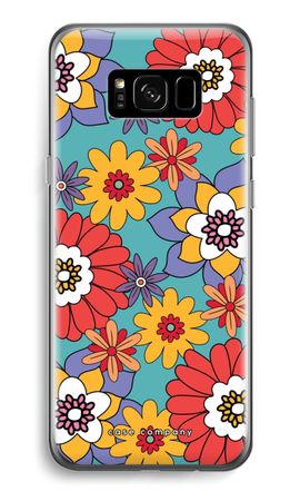 Retro Flowers - Blue