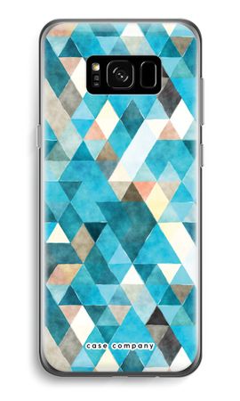 Coloured triangles blue