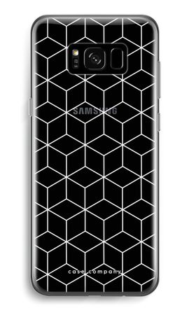 Cubes black and white