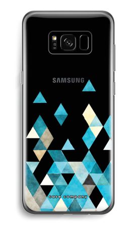 Coloured triangles blue