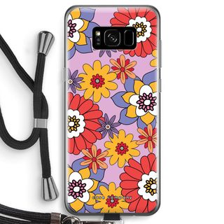 Retro bloemen - Paars