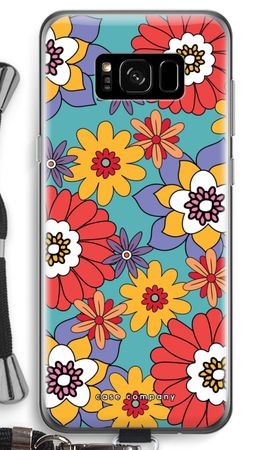 Retro Flowers - Blue