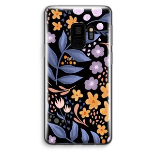 Flowers with blue leaves