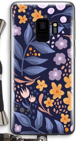 Flowers with blue leaves