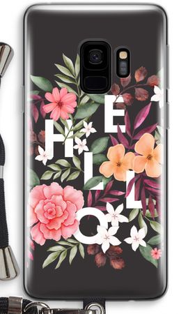 Hello in flowers
