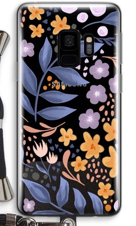 Flowers with blue leaves