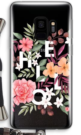 Hello in flowers