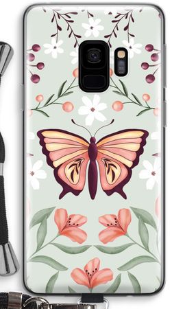 Butterfly in a floral world