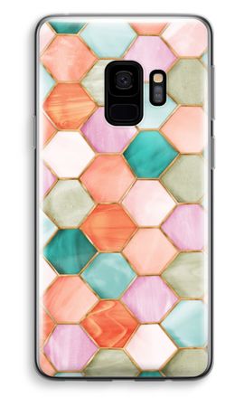 Hexagons in stained glass