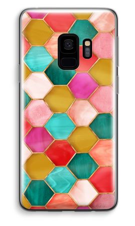 Hexagons in stained glass